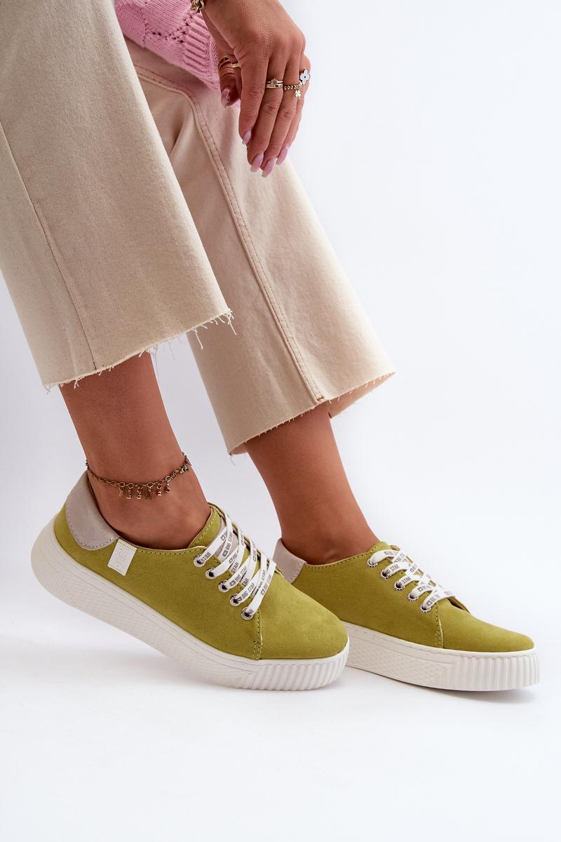 Baskets femme Step in style — vert