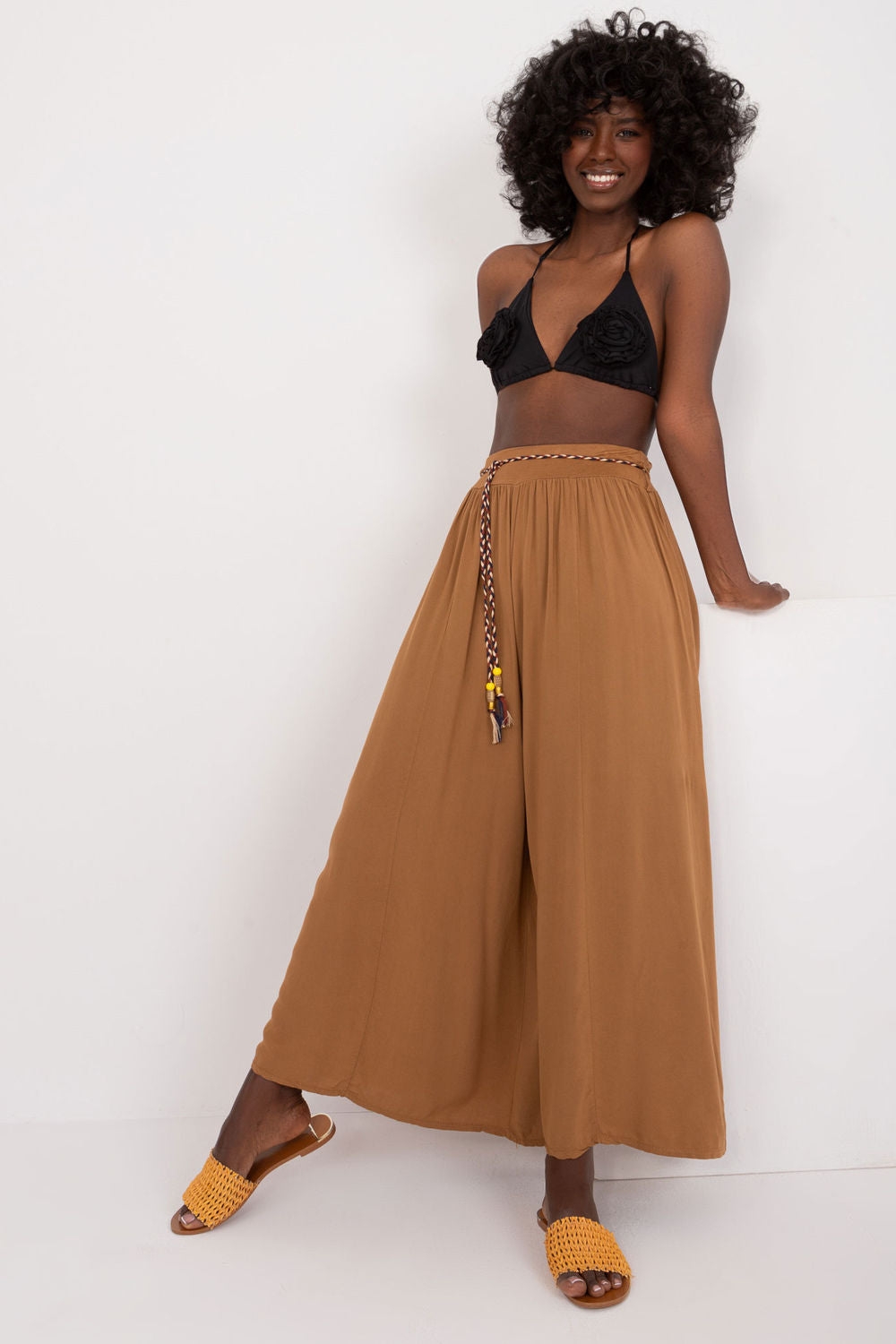 Chaussures à talons femme Och Bella Pantalon Pantalon — brun