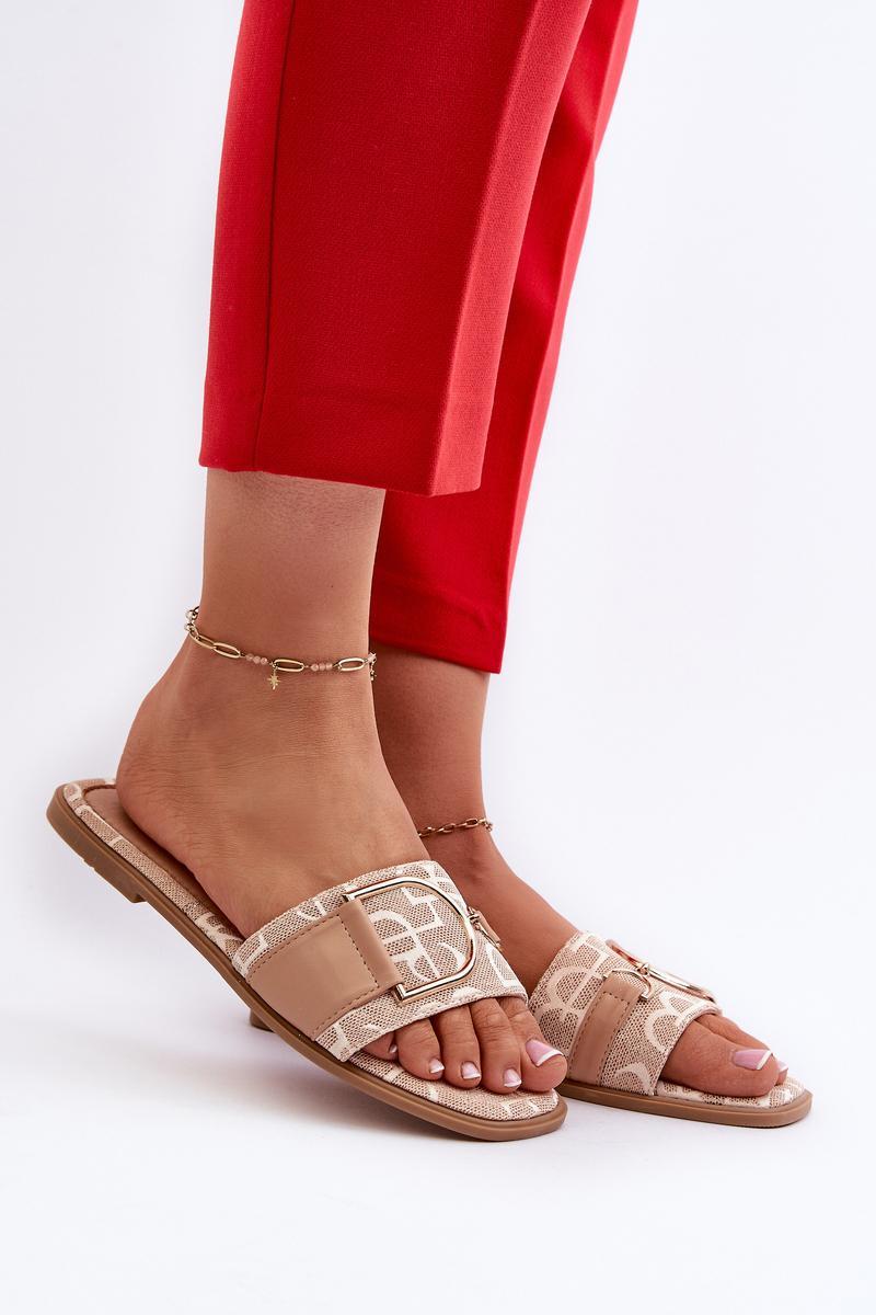 Sandales femme Step in style Clacquettes Clacquettes — beige