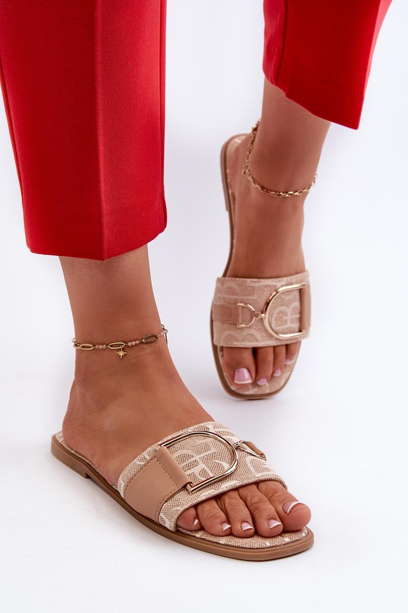 Sandales femme Step in style Clacquettes Clacquettes — beige