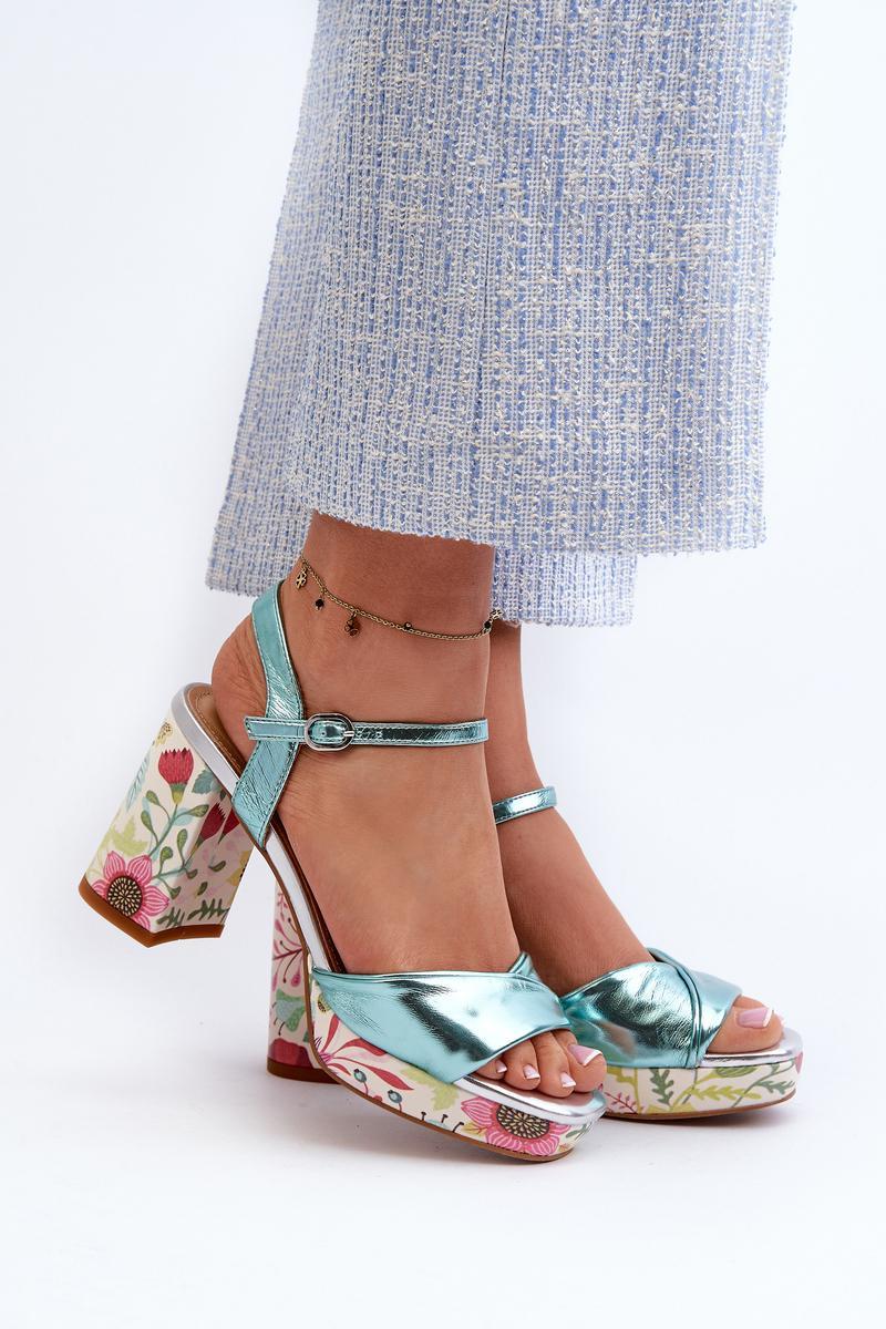 Sandales femme Step in style À Talons À — bleu