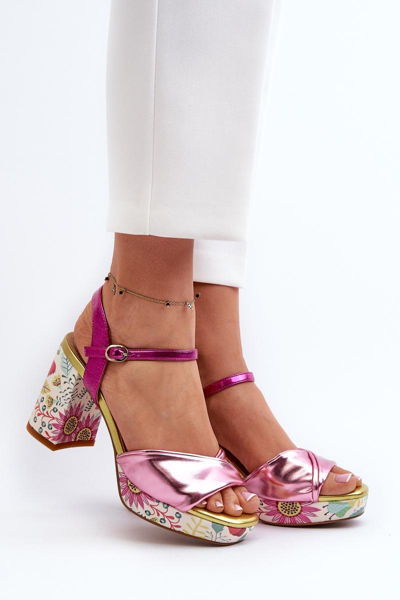 Sandales femme Step in style À Talons À — rosé