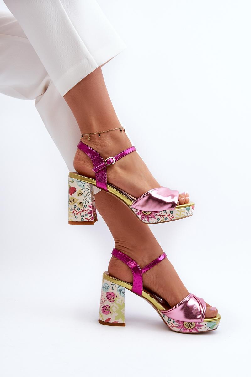 Sandales femme Step in style À Talons À — rosé