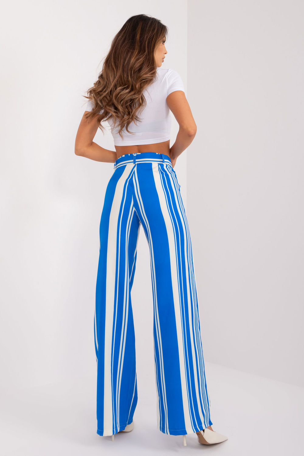 Chaussures à talons femme Italy Moda Pantalon Pantalon — bleu