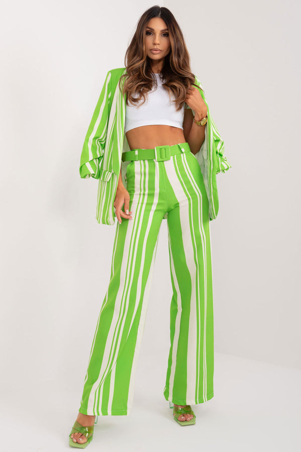 Chaussures à talons femme Italy Moda Pantalon Pantalon — vert