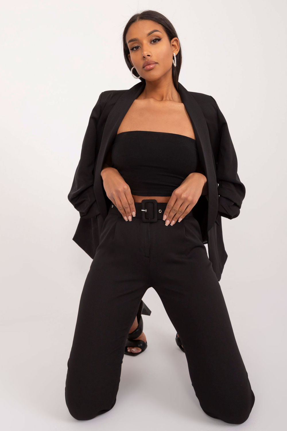 Chaussures à talons femme Och Bella Pantalon Pantalon — noir