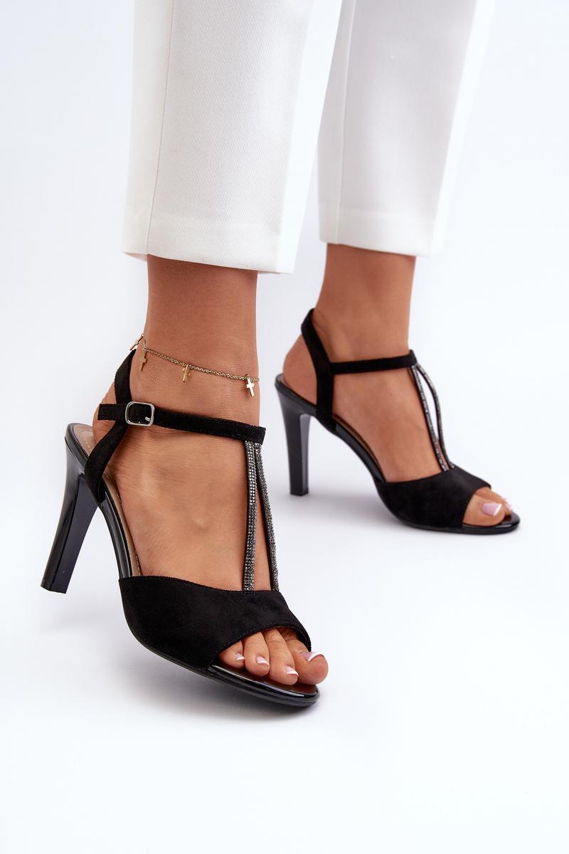 Sandales femme Step in style À Talons À — noir