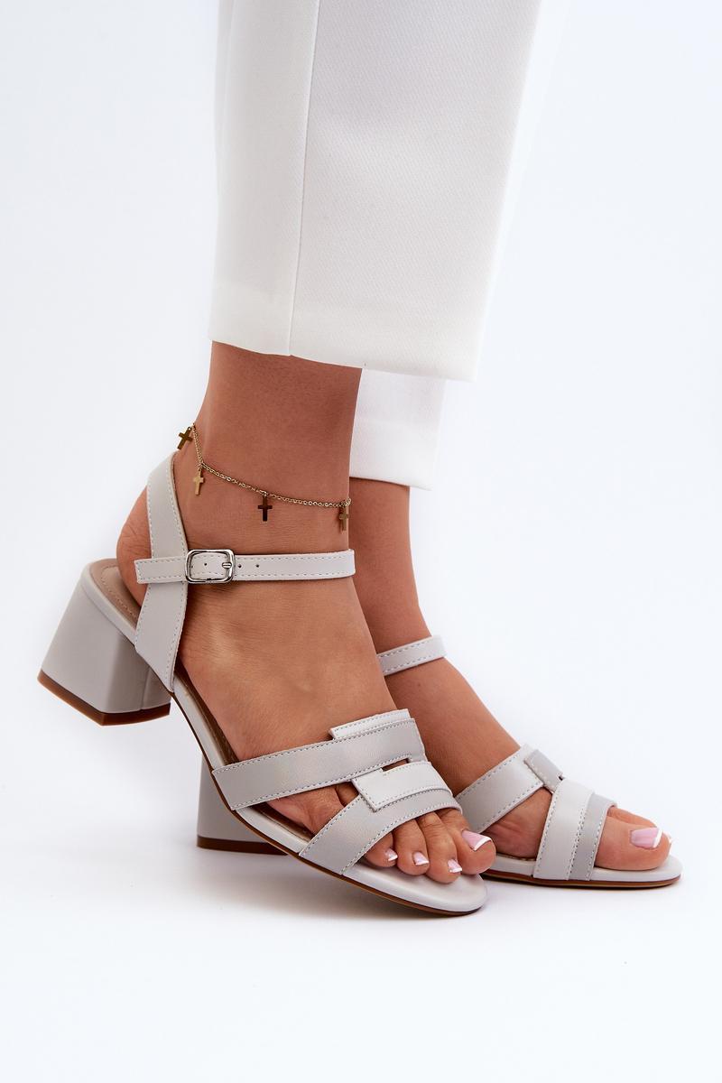 Sandales femme Step in style À Talons À — gris