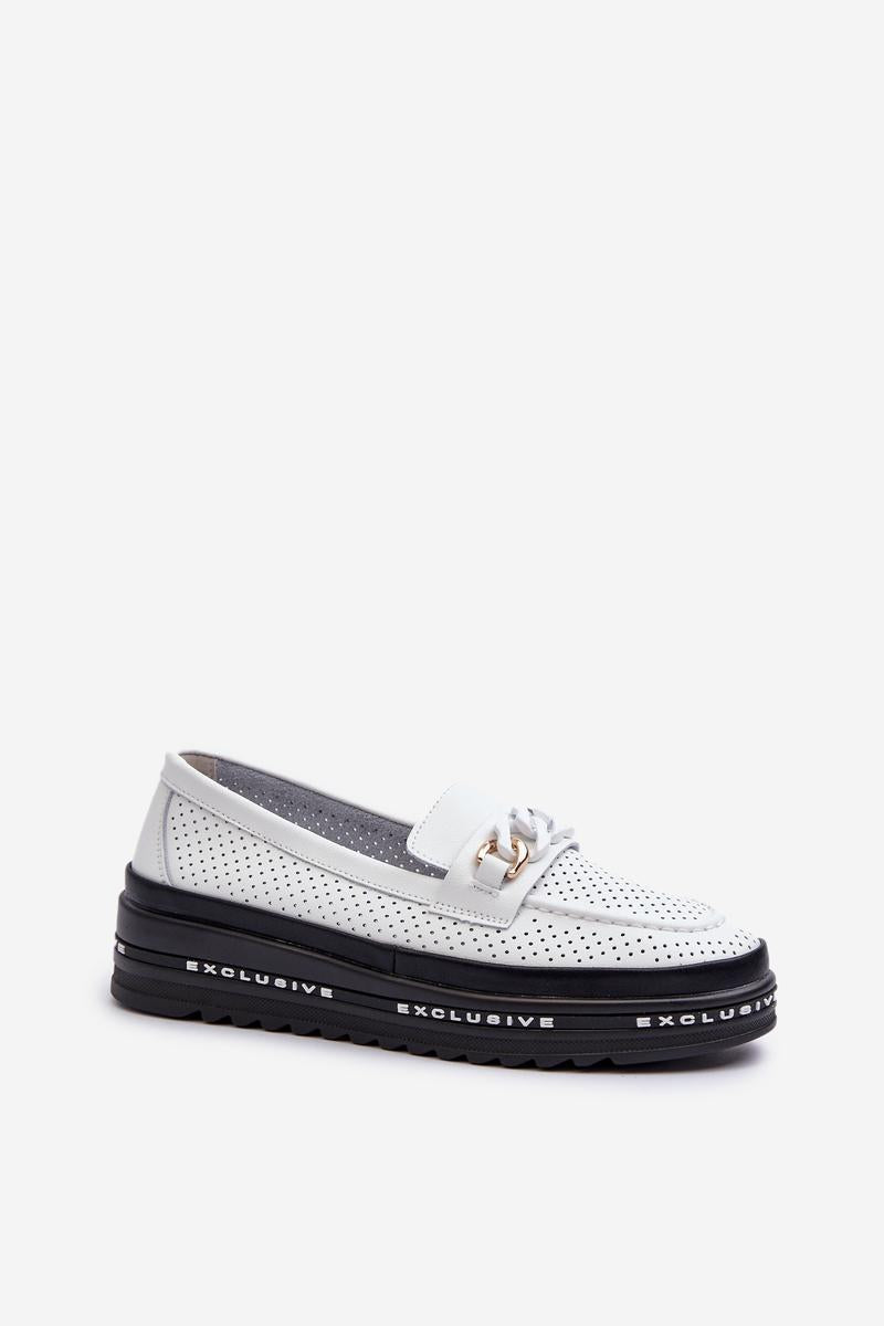 Moccasins femme Step in style — blanc