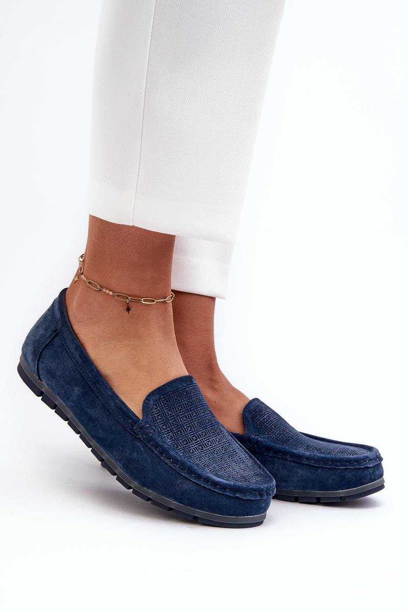 Moccasins femme Step in style — bleu marine