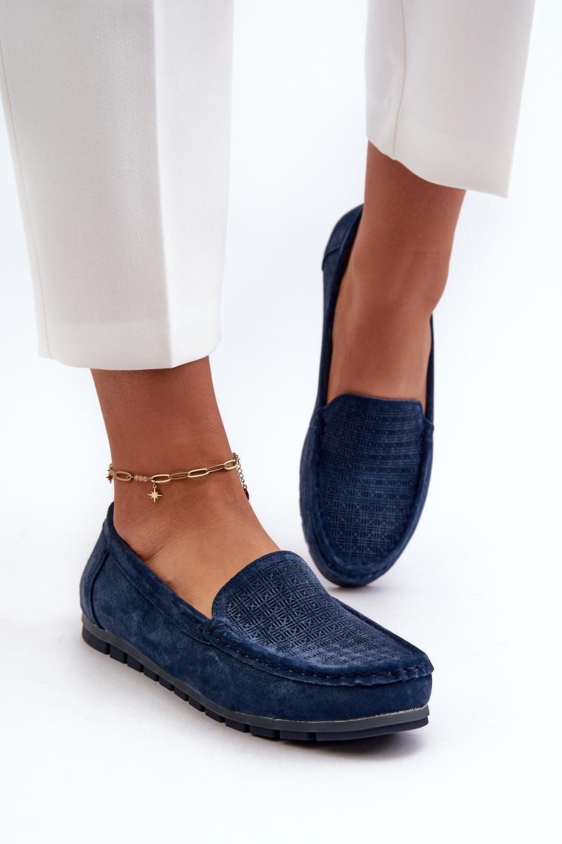 Moccasins femme Step in style — bleu marine