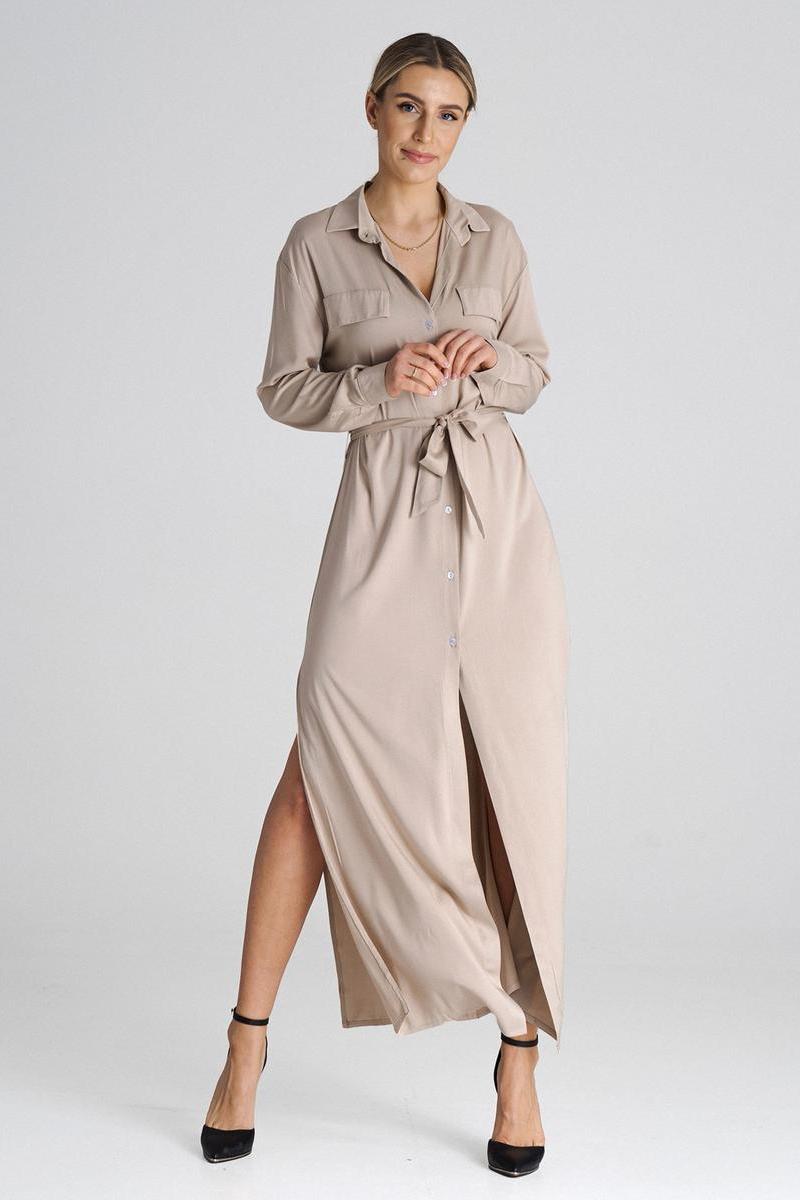 Robe femme Figl De Jour De — beige