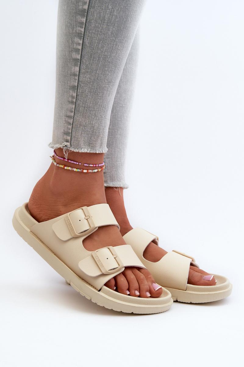 Sandales femme Step in style Clacquettes Clacquettes — beige