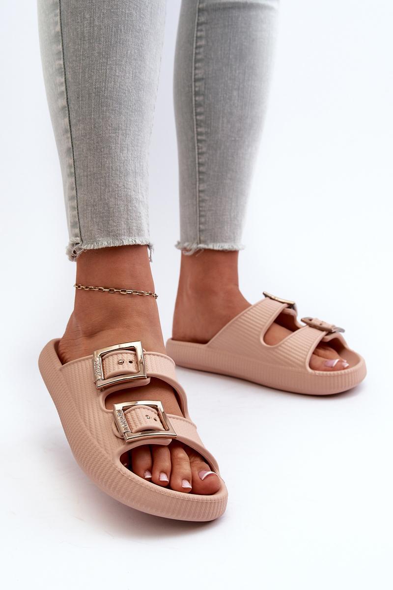 Sandales femme Step in style Clacquettes Clacquettes — beige