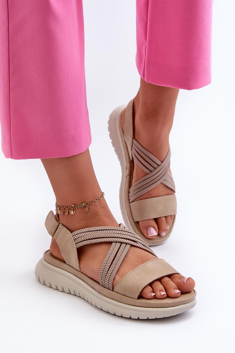 Sandales femme Step in style Cothurnes Cothurnes — beige