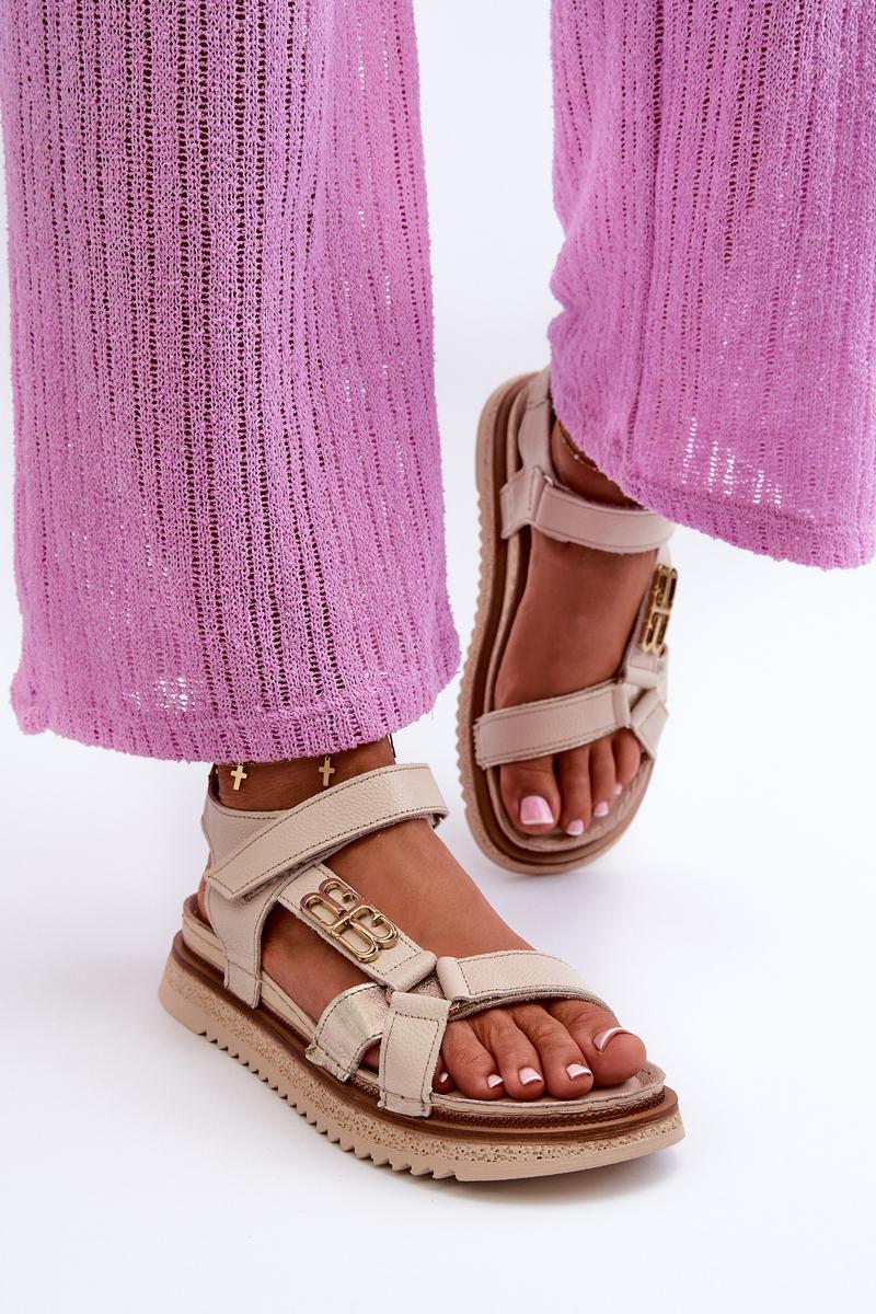Sandales femme Step in style À Plateforme À — beige