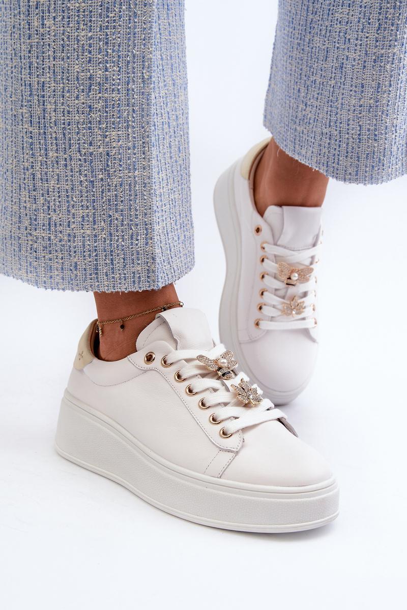 Baskets femme Step in style À Plateforme À — blanc