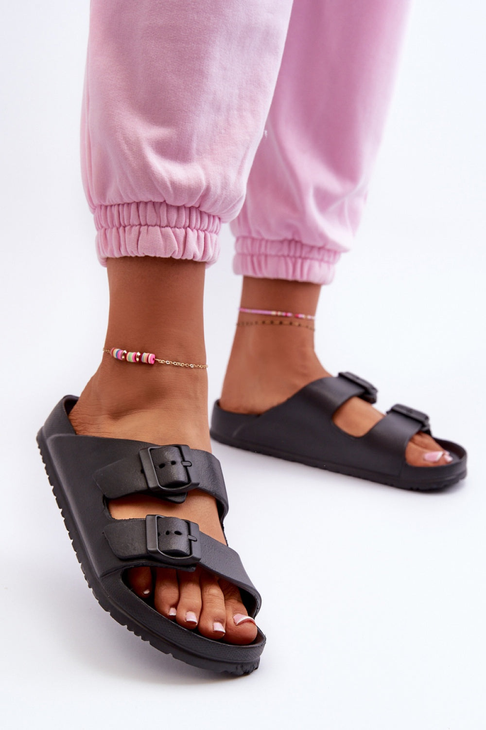 Sandales femme Step in style Clacquettes Clacquettes — noir