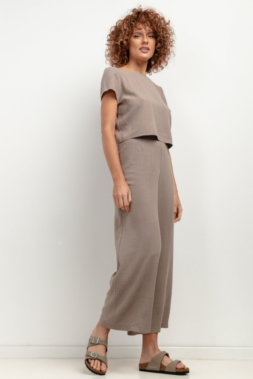 Chaussures à talons femme Tessita Pantalon Pantalon — brun