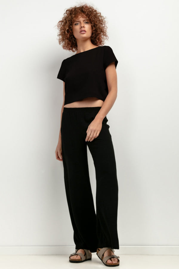 Chaussures à talons femme Tessita Pantalon Pantalon — noir