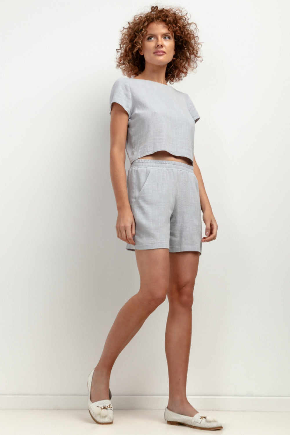 Chaussures à talons femme Tessita Shorts Shorts — gris