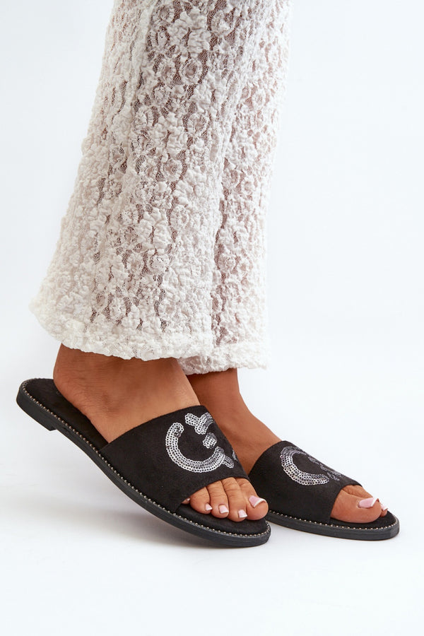 Sandales femme Step in style Clacquettes Clacquettes — noir