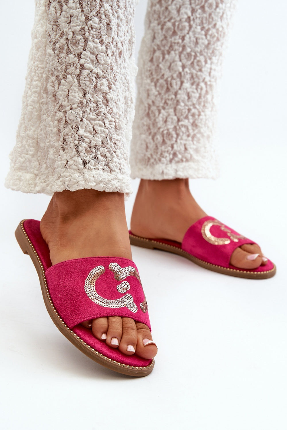 Sandales femme Step in style Clacquettes Clacquettes — rosé