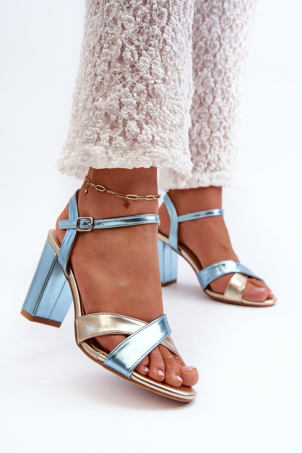 Sandales femme Step in style À Talons À — bleu
