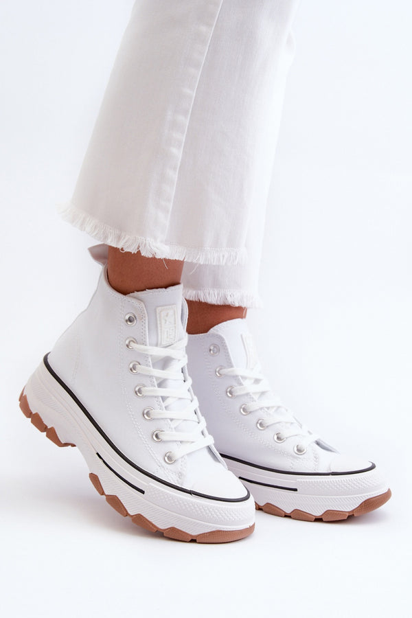 Baskets femme Step in style À Plateforme À — blanc