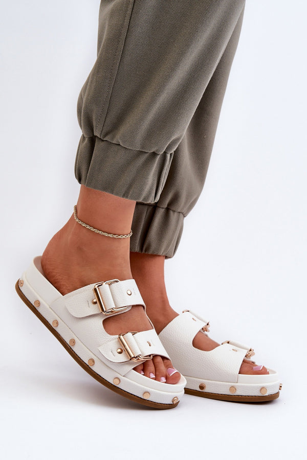 Sandales femme Step in style Clacquettes Clacquettes · 198774 — blanc