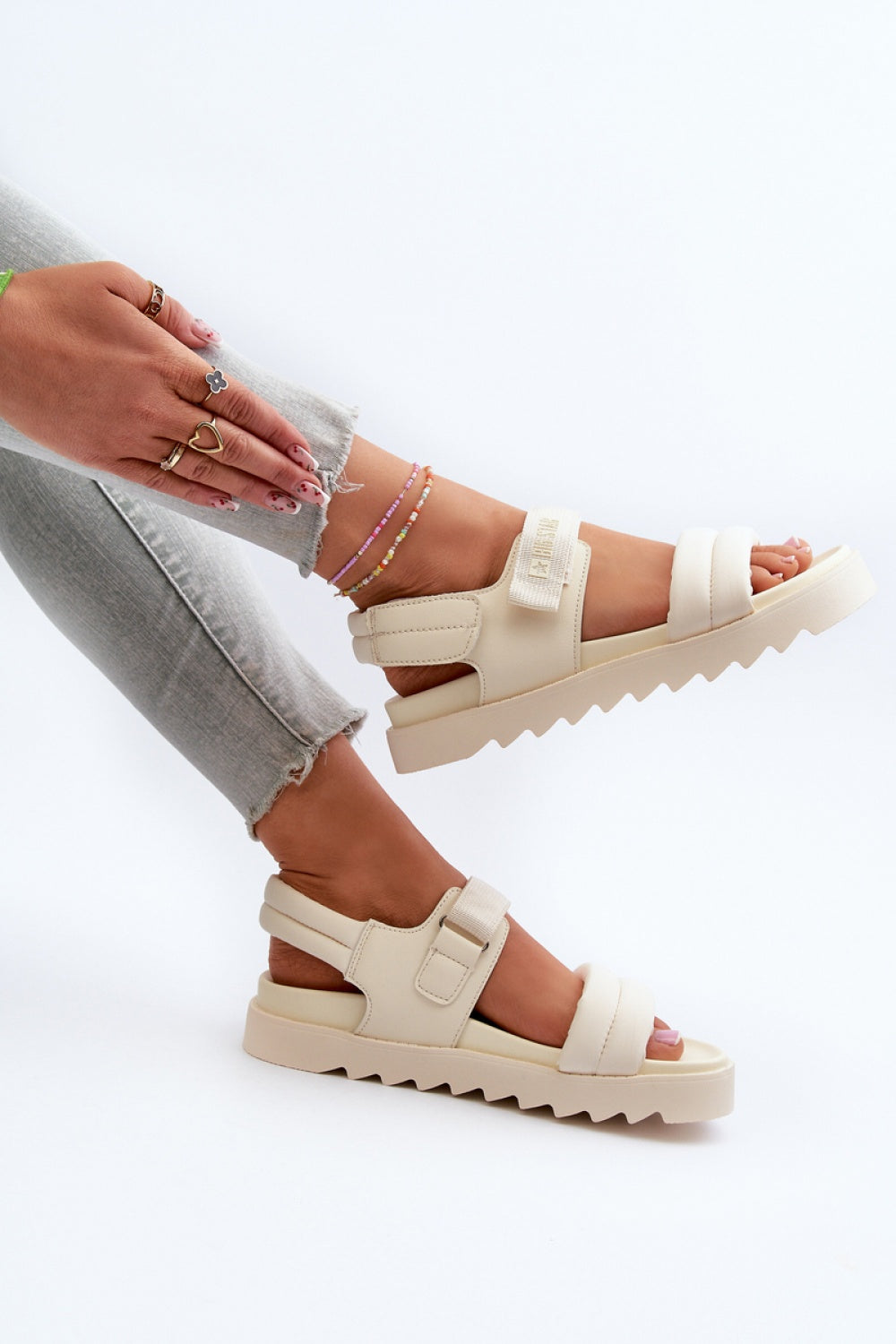 Sandales femme Step in style À Plateforme À — beige
