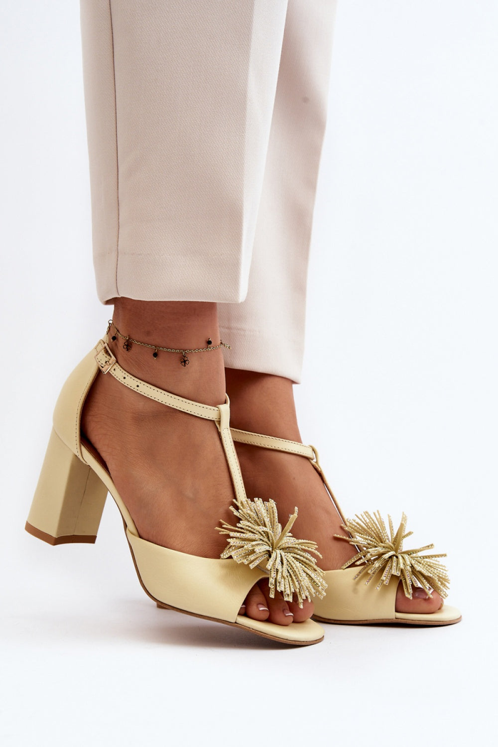 Sandales femme Step in style À Talons À — beige