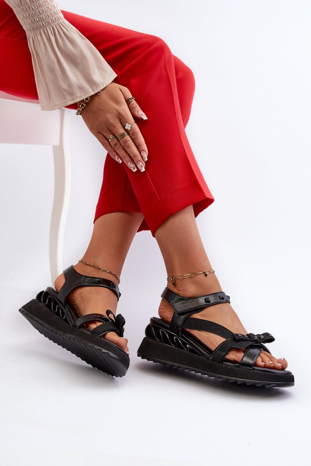 Sandales femme Step in style Cothurnes Cothurnes — noir