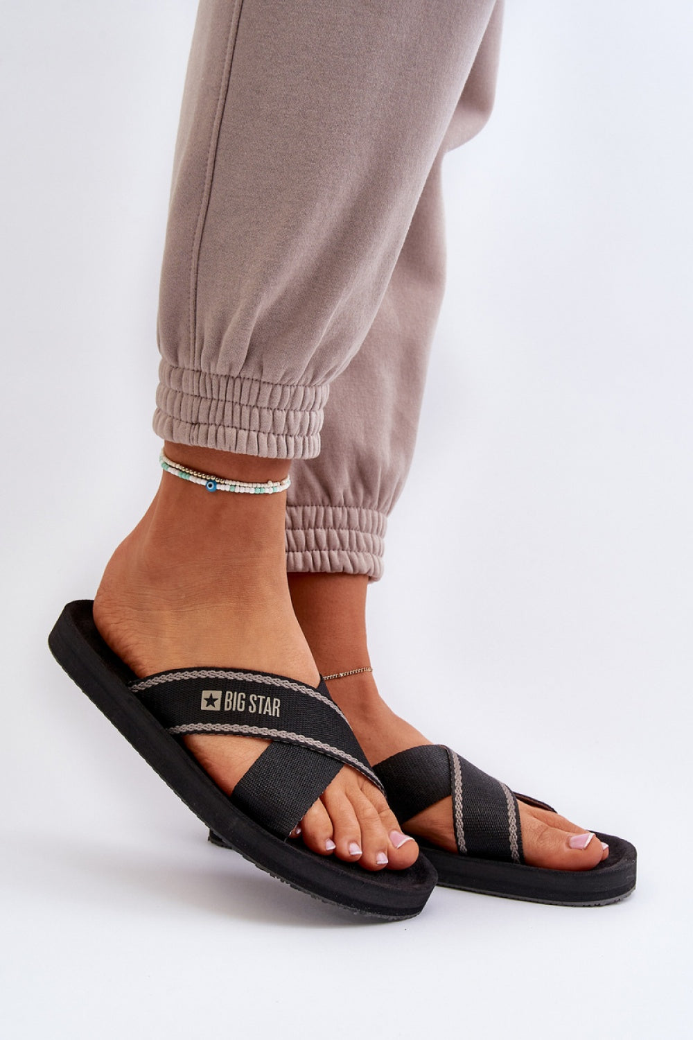 Sandales femme Step in style Clacquettes Clacquettes — noir