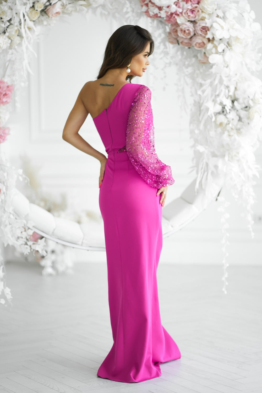 Robe femme Bicotone Longue Longue — violet