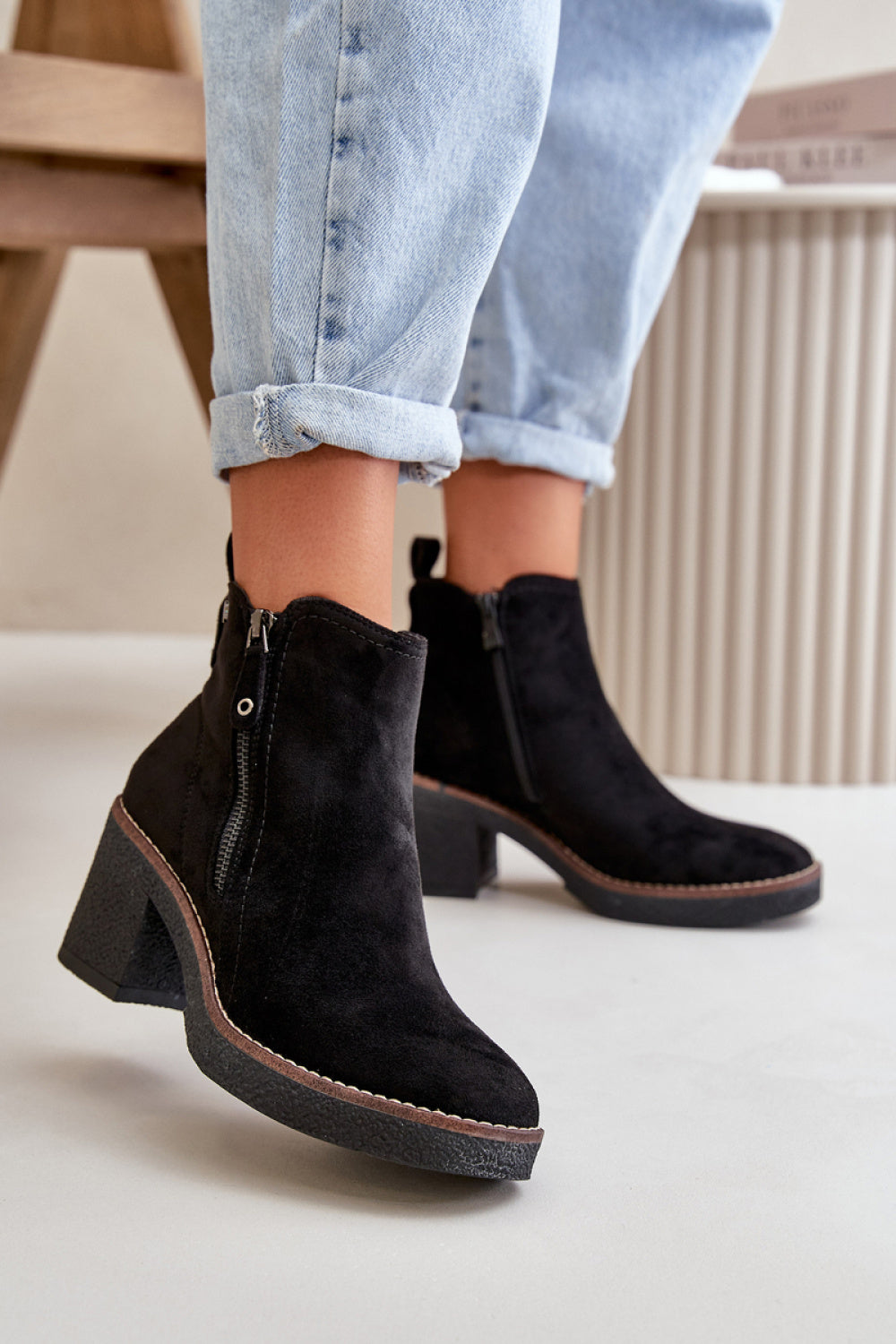 Bottes femme Step in style À Talons À — noir