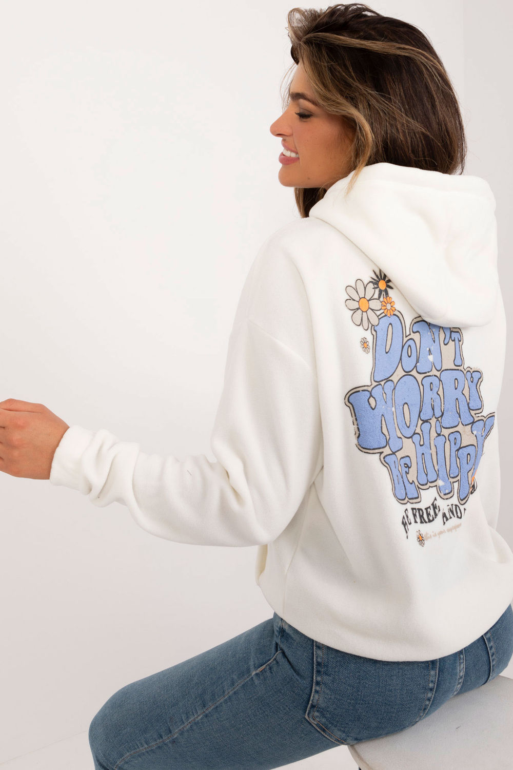 T-shirt femme Sublevel Sweatshirt Sweatshirt — beige