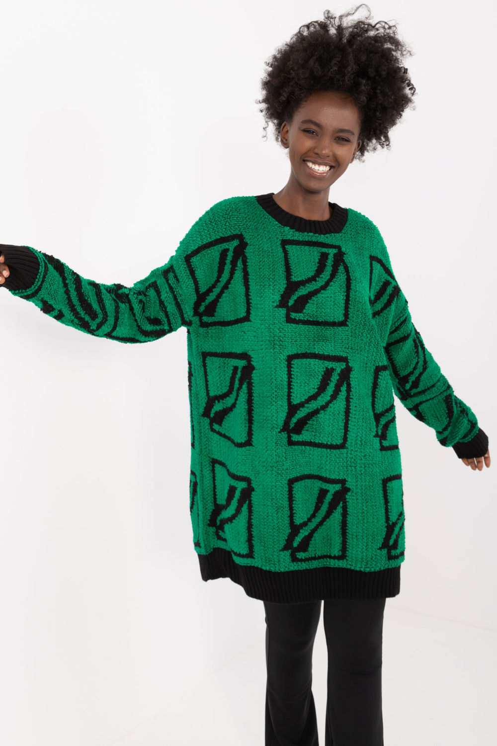 Pull femme Badu Chandail Chandail — vert