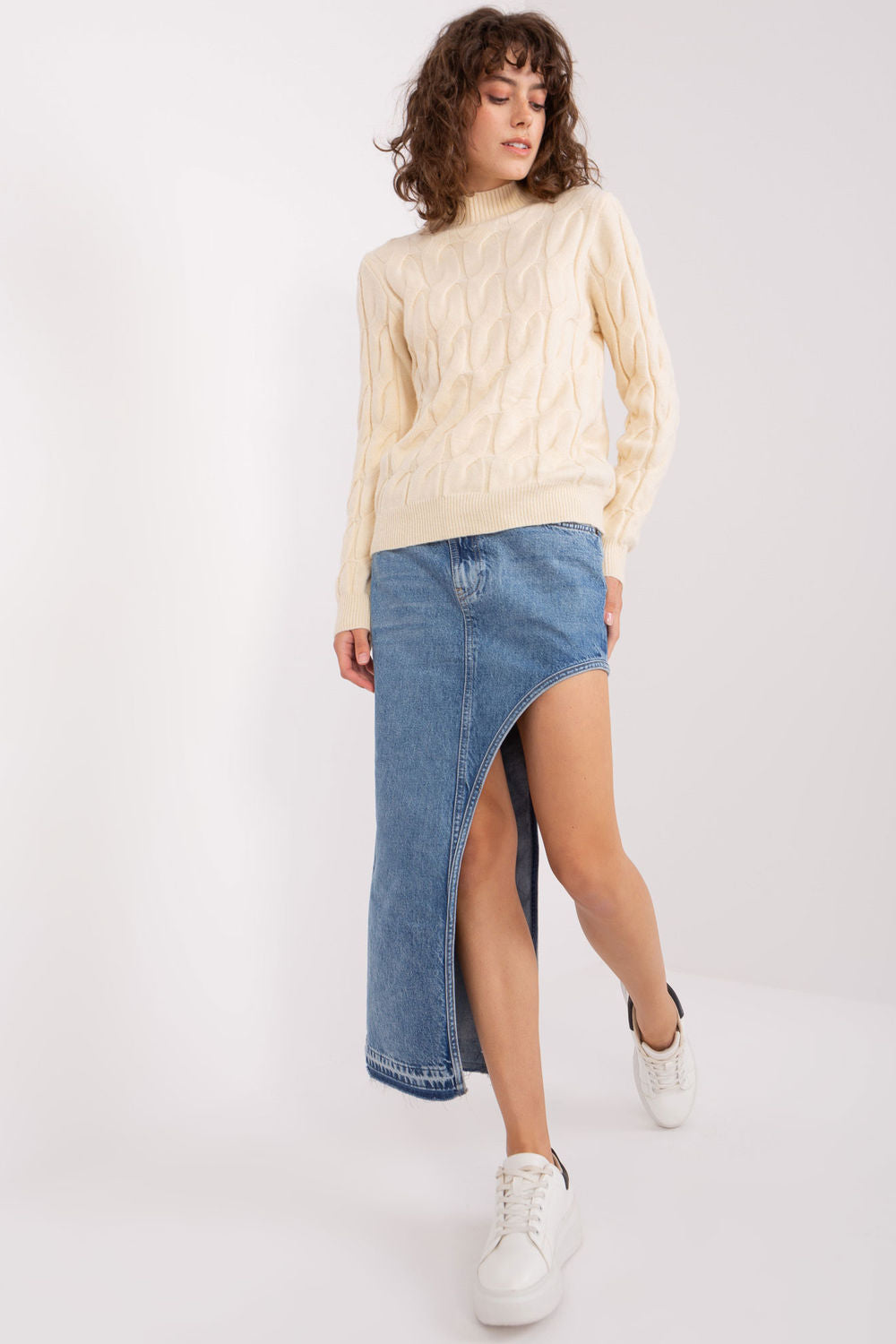 Pull femme AT Chandail Chandail — beige
