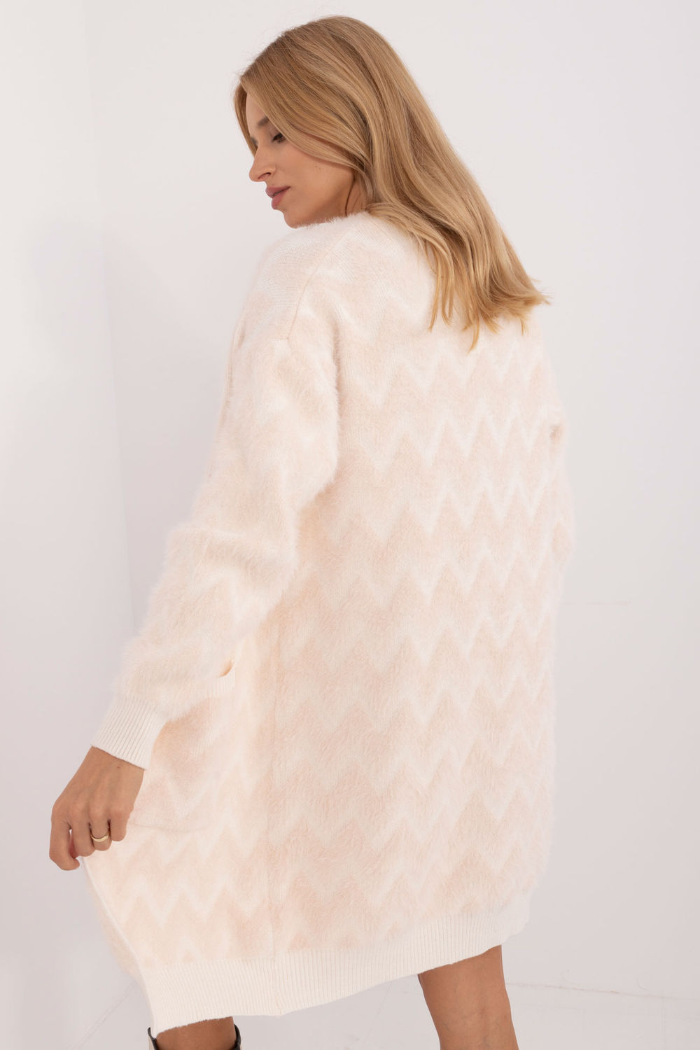 Cardigan femme AT — beige