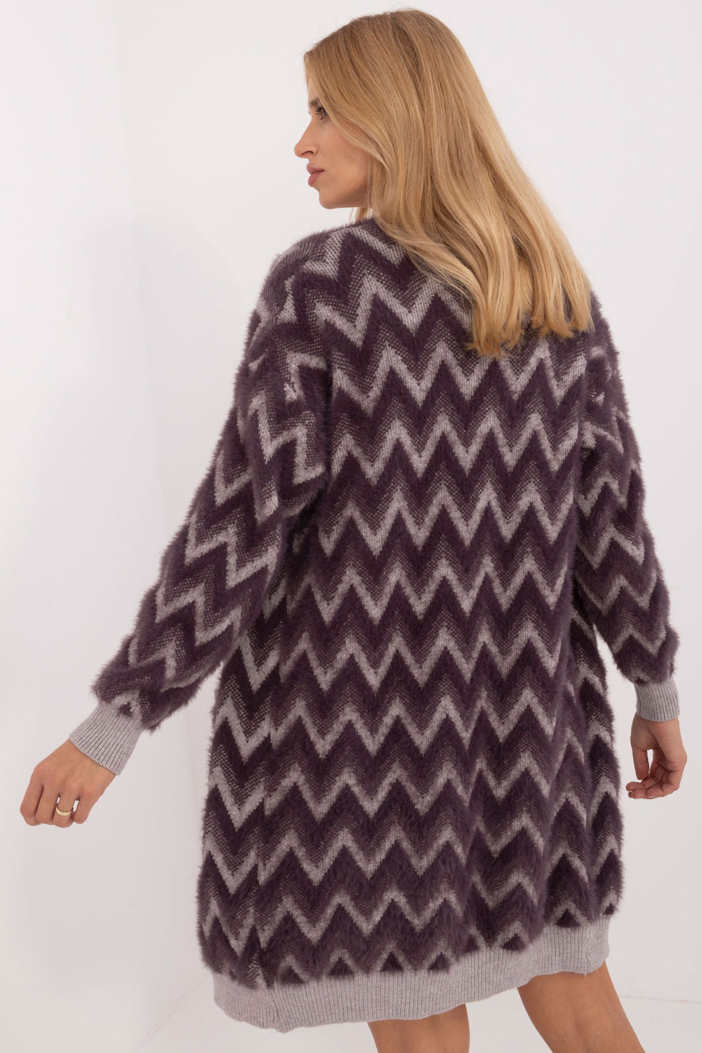 Cardigan femme AT — violet