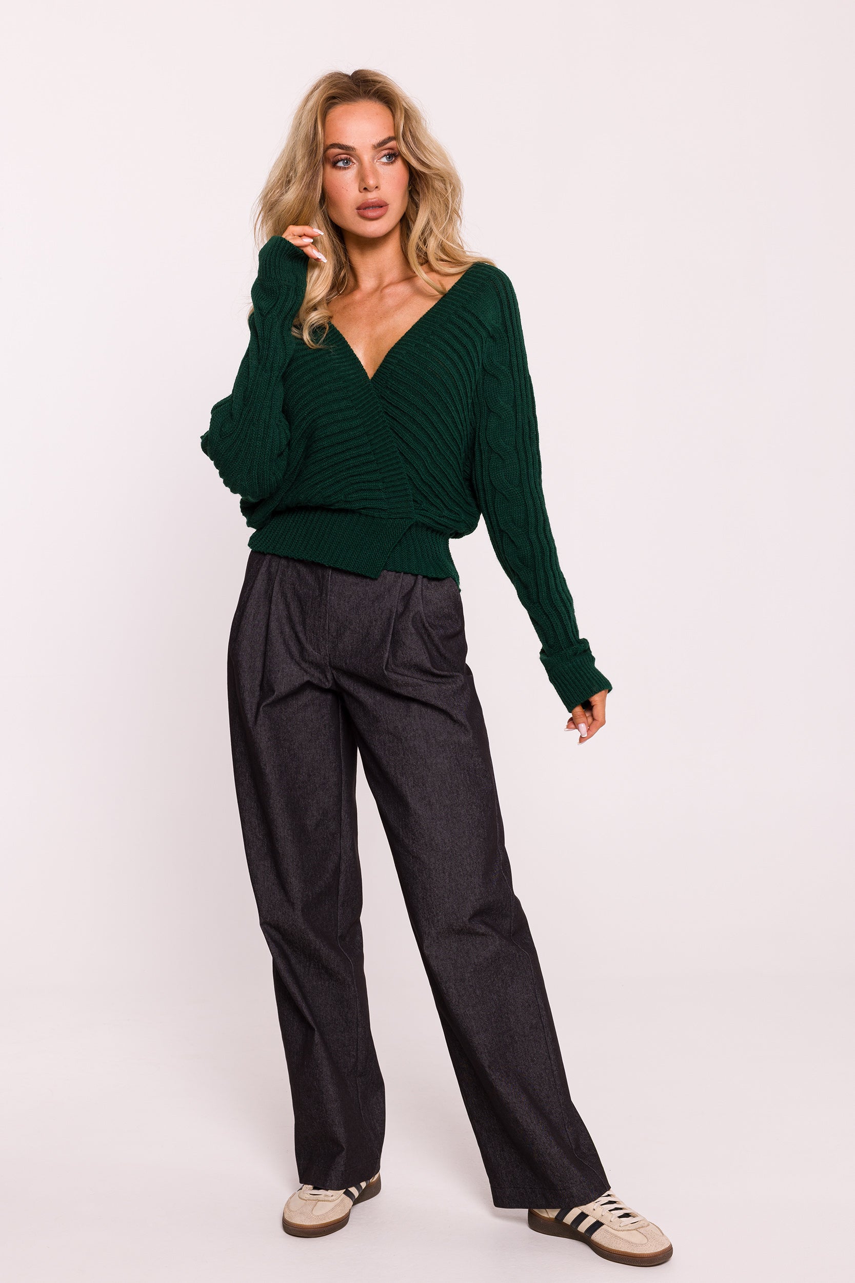 Pull femme Moe Chandail Chandail — vert