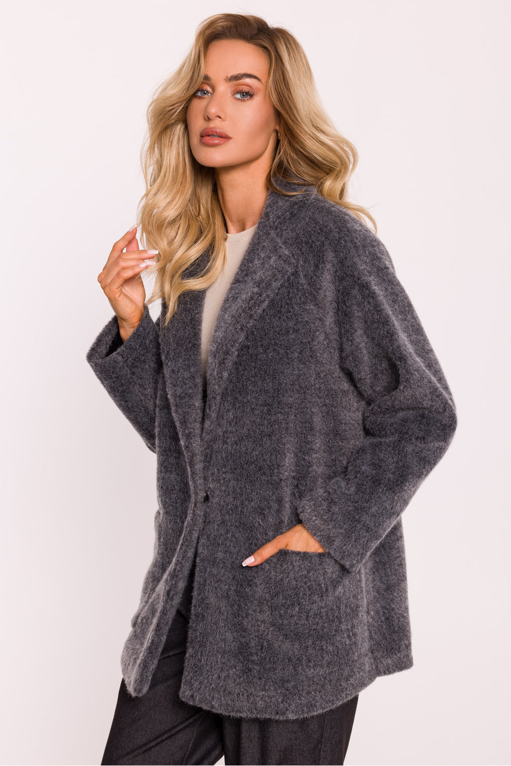 Manteau femme Moe — gris