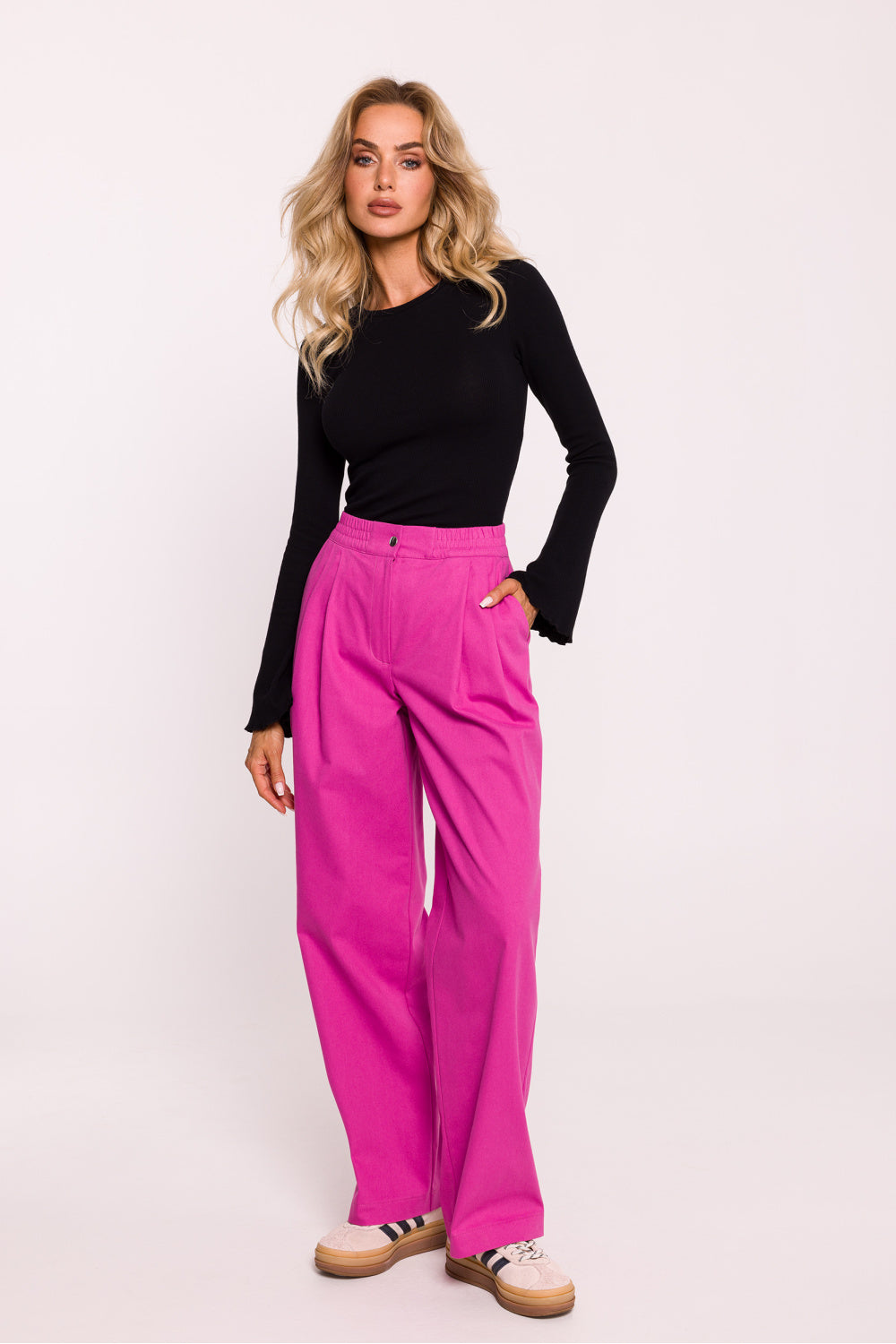 Chaussures à talons femme Moe Pantalon Long Pantalon — rosé