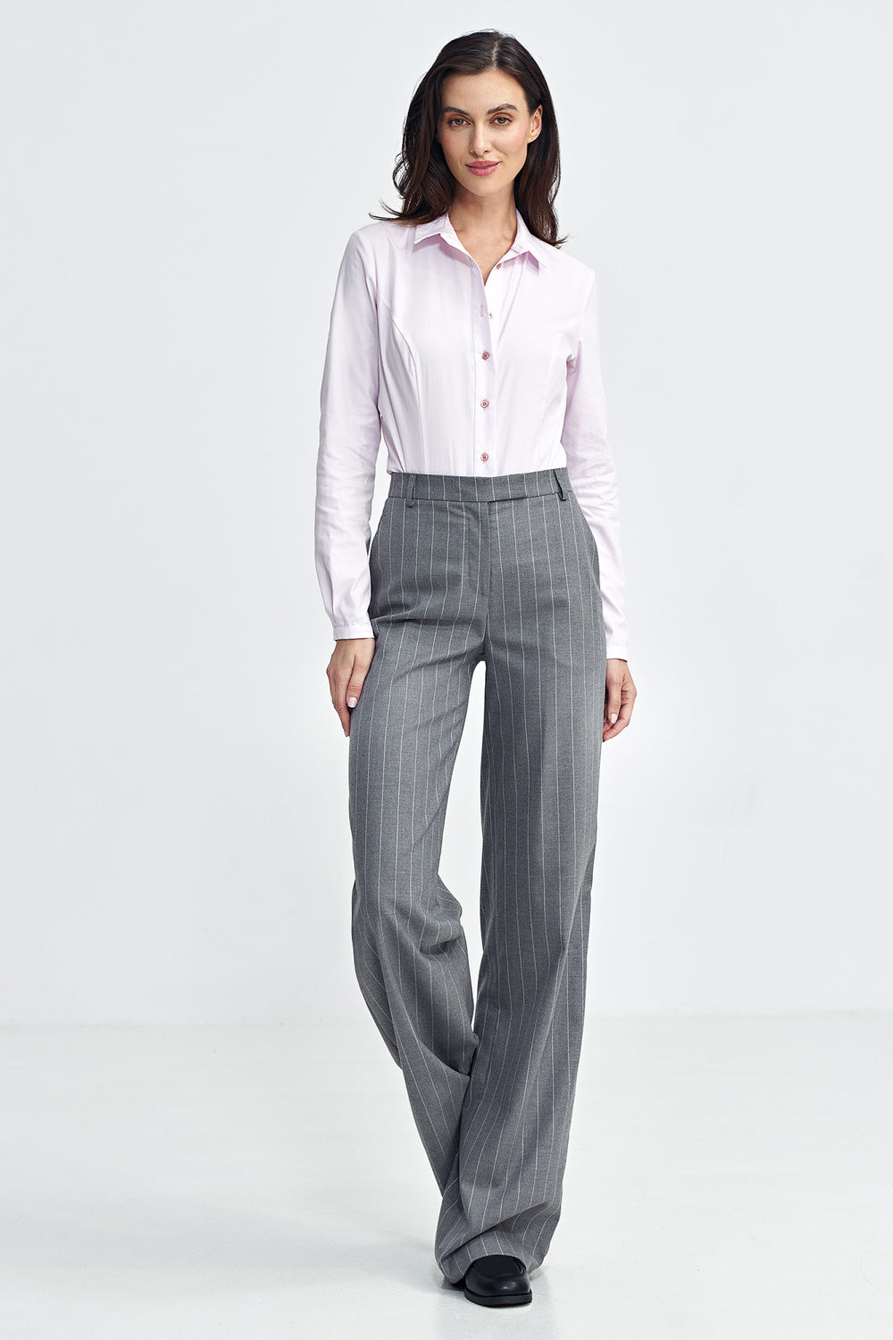 Chaussures à talons femme Nife Pantalon Long Pantalon — gris