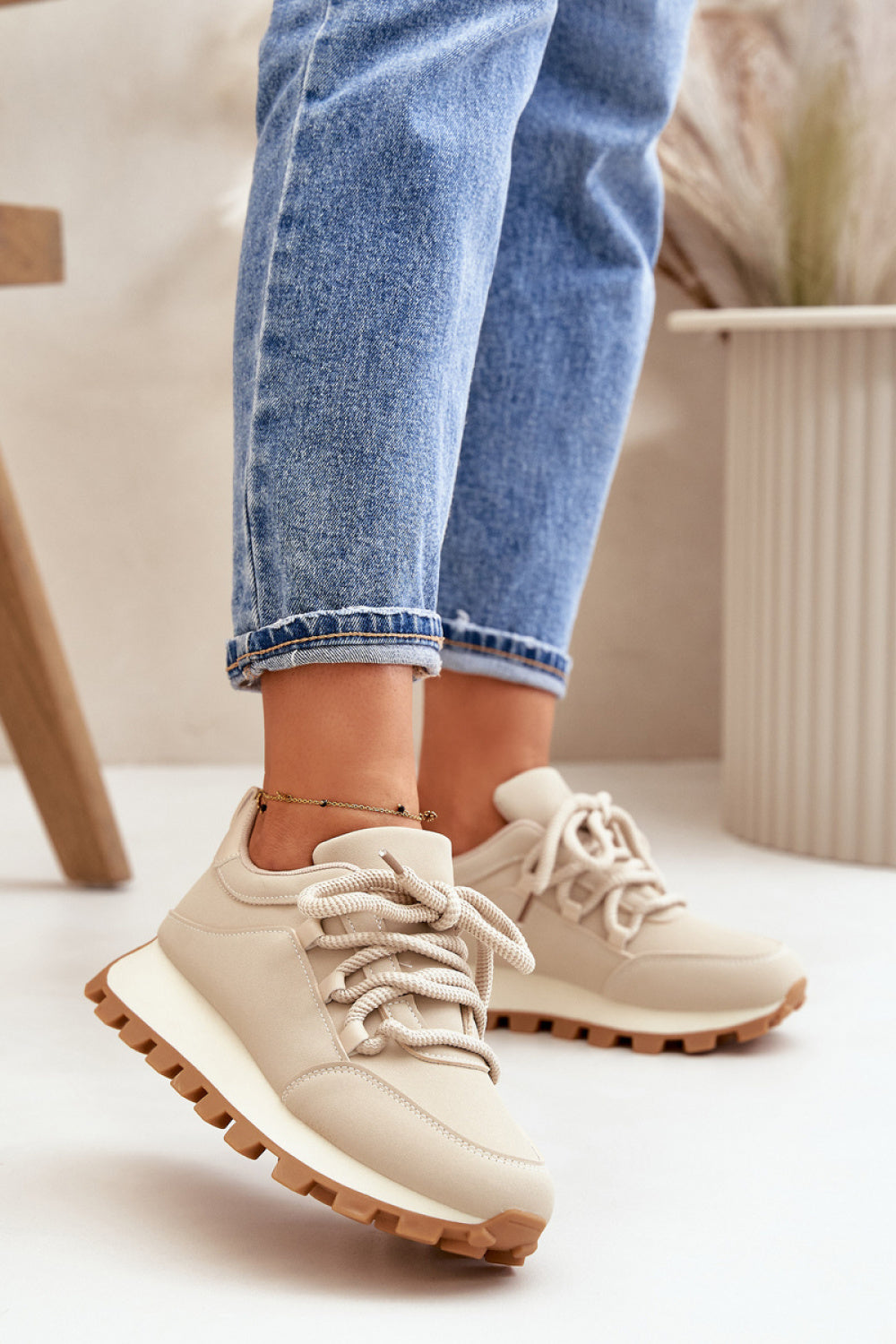 Baskets femme Step in style À Plateforme À — brun