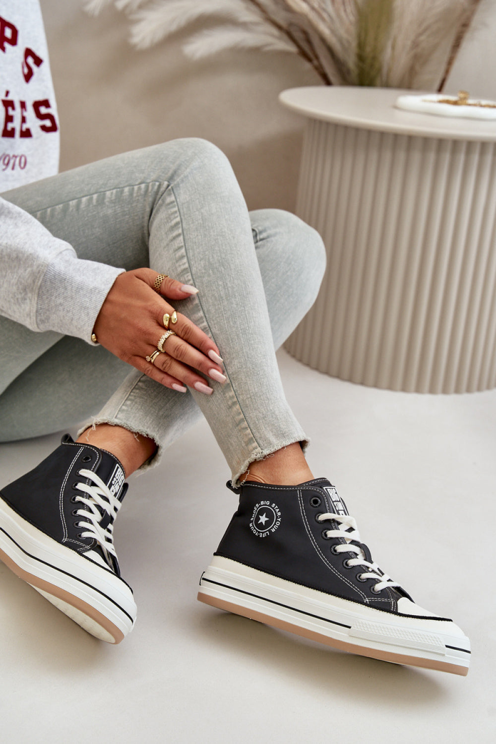 Baskets femme Step in style — noir