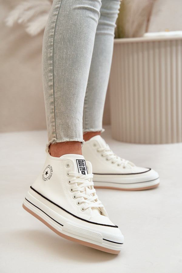 Baskets femme Step in style · 199906 — blanc