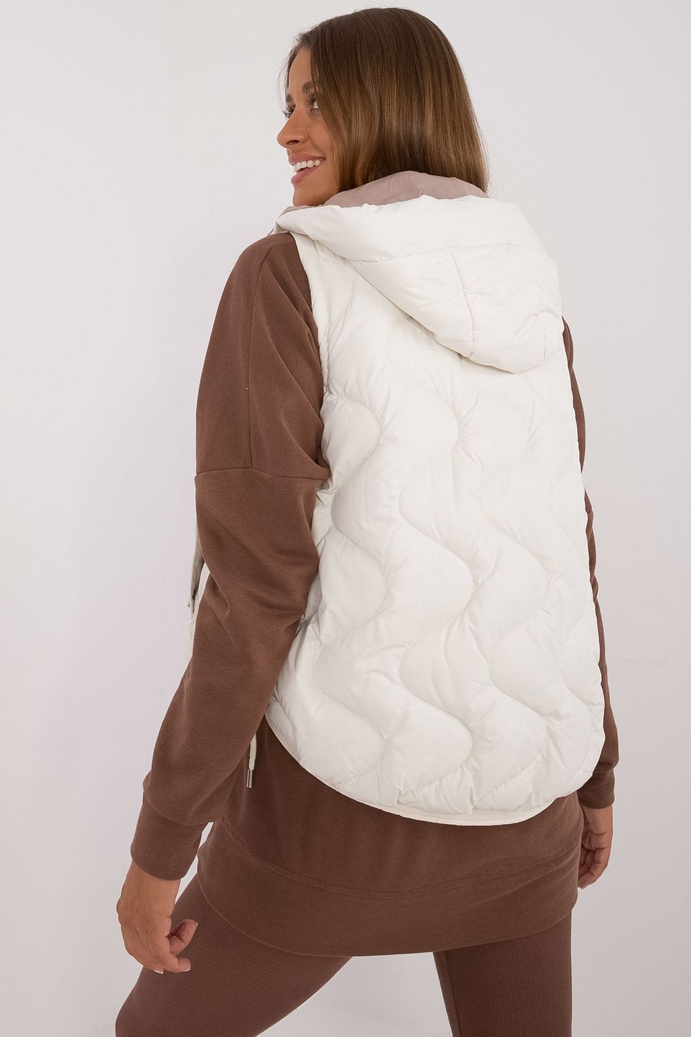Gilet femme MBM — beige