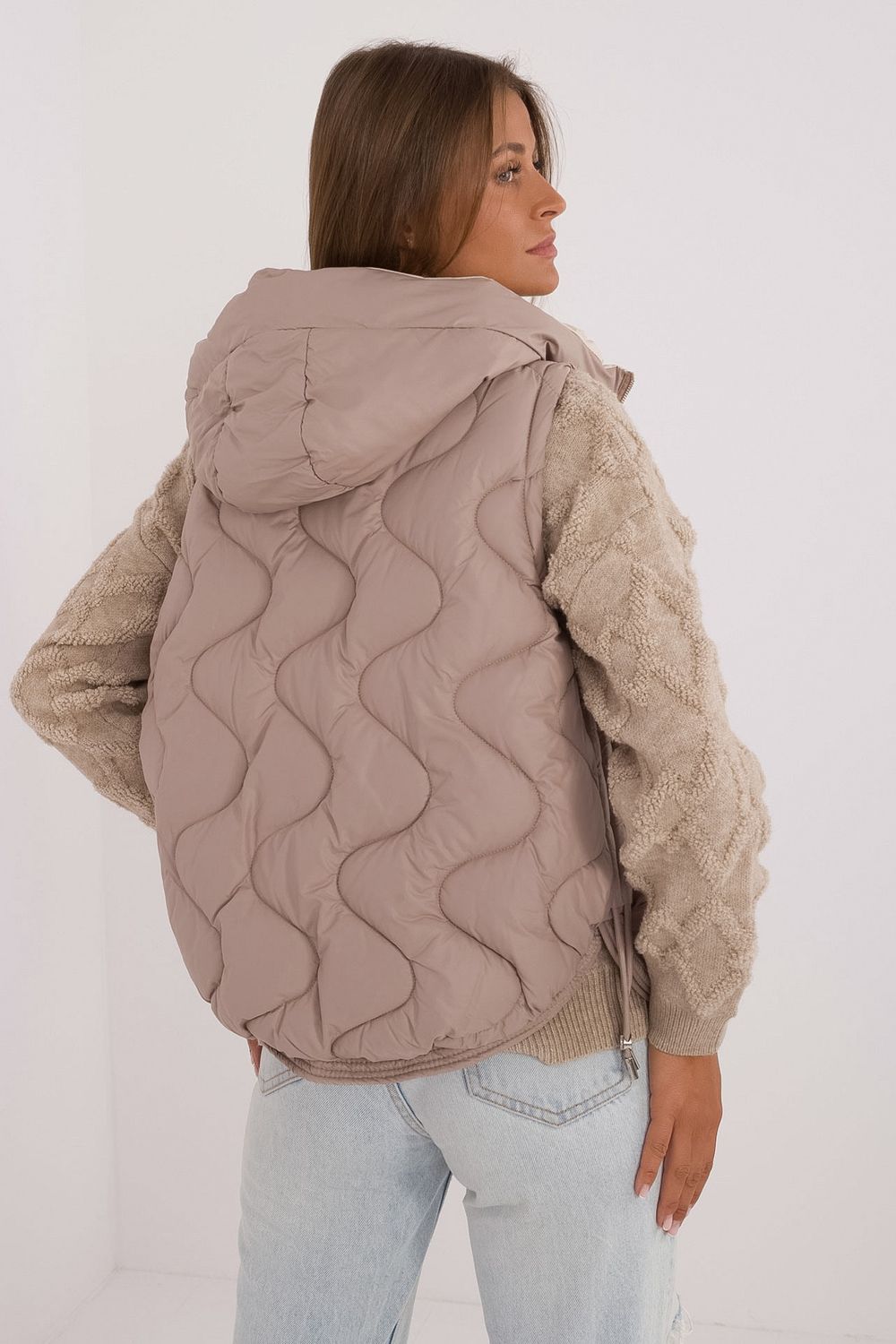 Gilet femme MBM — beige